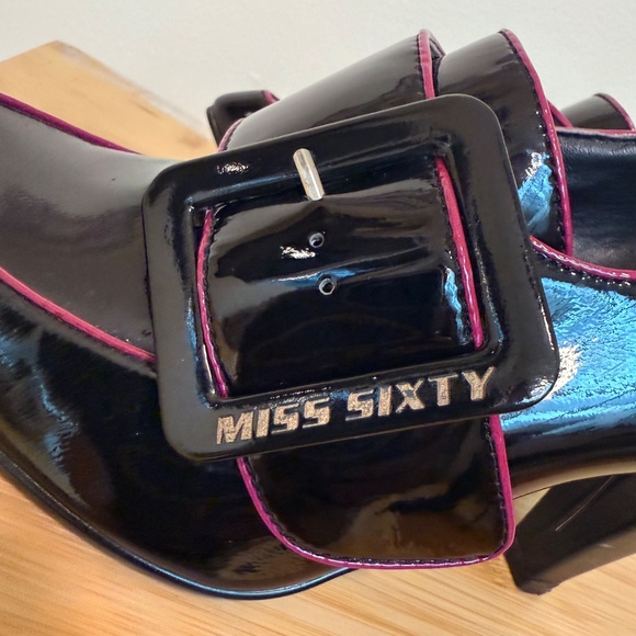 Miss Sixty black patent platform heels - Picture 7 of 9